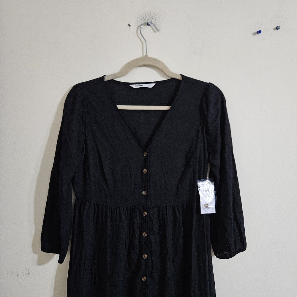 Sonoma Button Front Midi Dress NWT - Picture 5 of 8